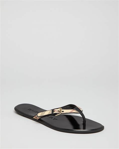 burberry flip flops women|Burberry women's thongs flip flops.